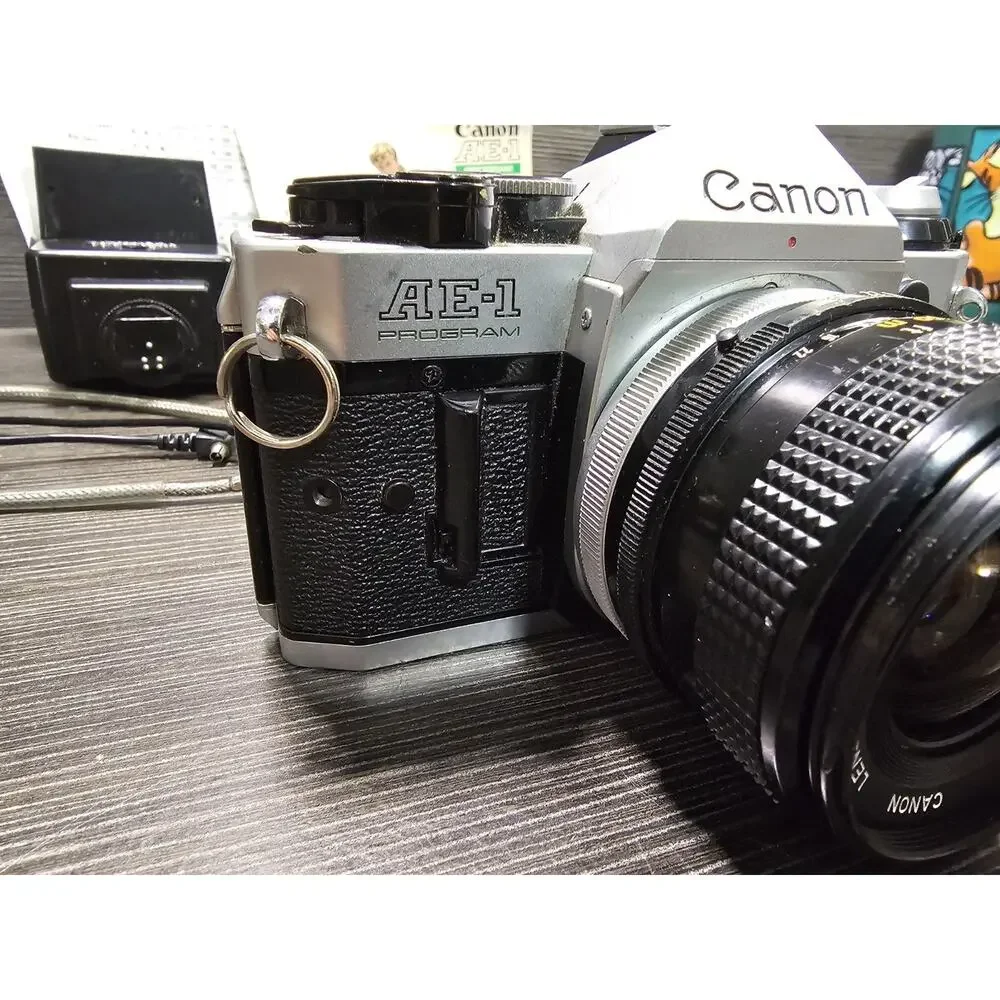 Canon AE-1 Program Camera with 50mm 1:1.8 lens - 28mm 1:2.8 Lens Tested Works